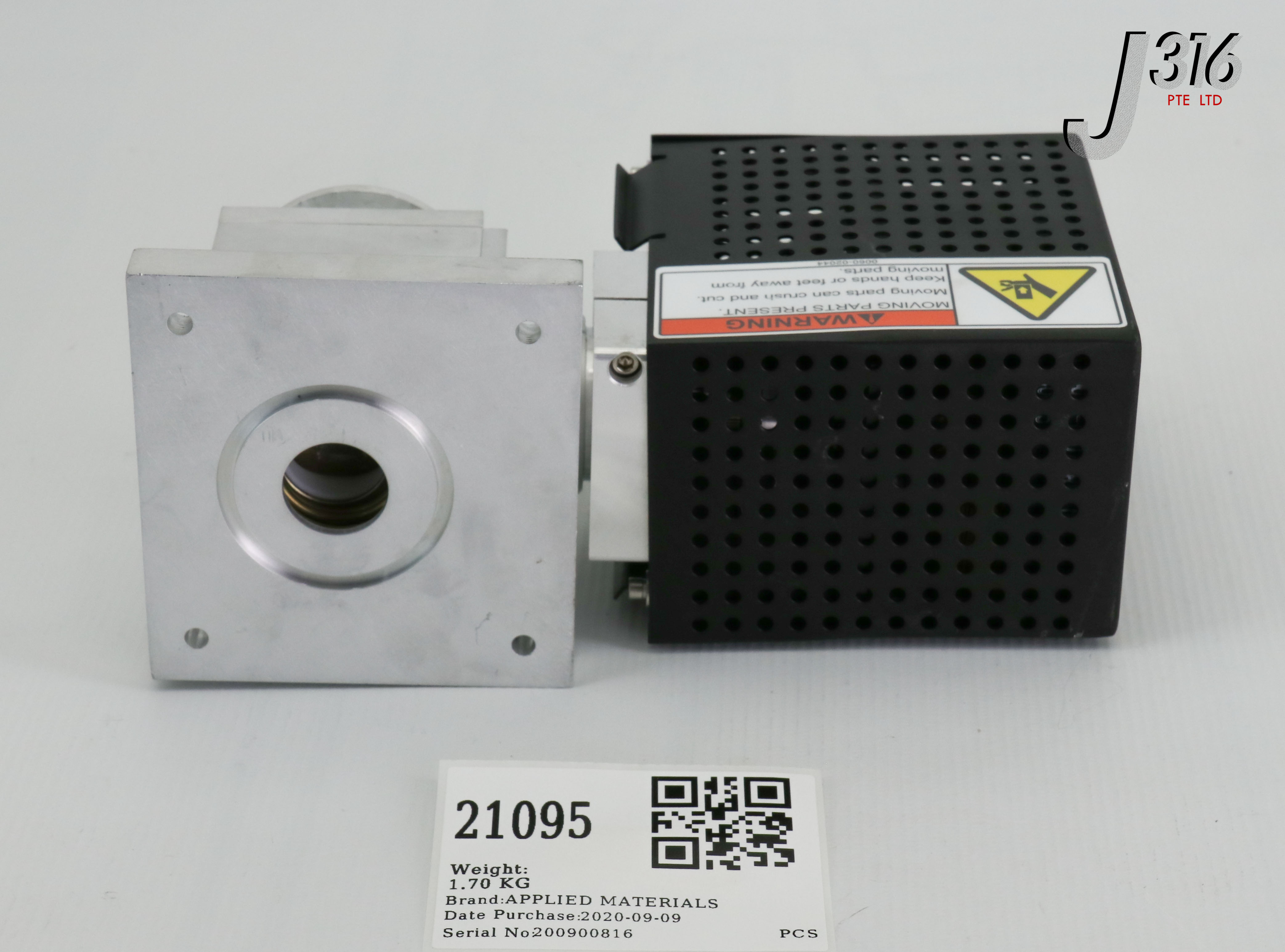 21095 APPLIED MATERIALS THROT ASSY VLV U-PLUG DIR DR, DX, 0040